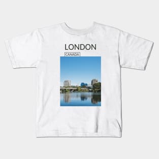 London Ontario Canada Gift for Canadian Souvenir Present T-shirt Hoodie Apparel Mug Notebook Tote Pillow Sticker Magnet Kids T-Shirt